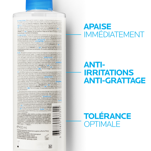 La Roche-Posay Lipikar AP+ Syndet Cleansing Cream 400ml, side view