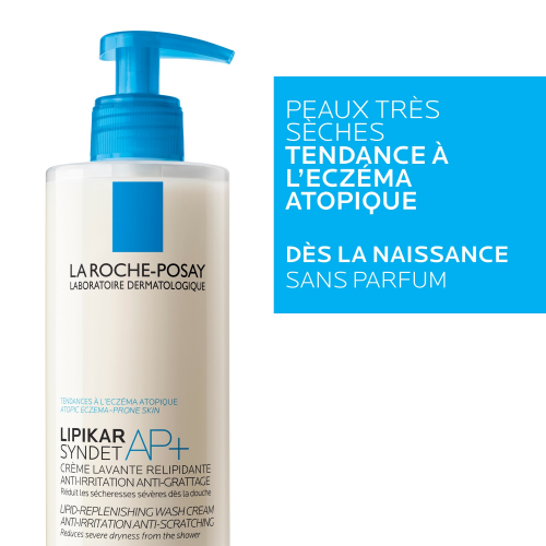 La Roche-Posay Lipikar AP+ Syndet Cleansing Cream 400ml, alternate angle