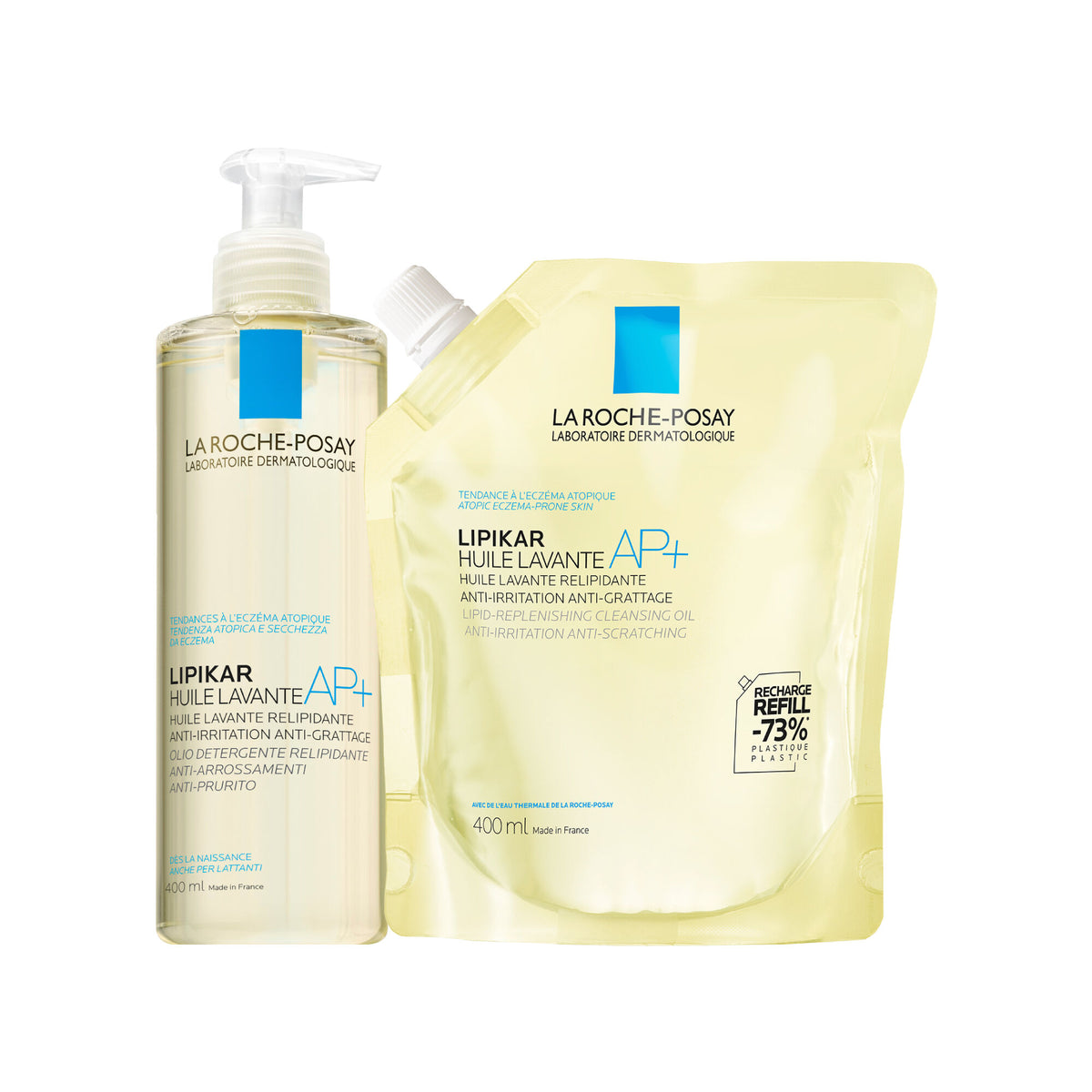 La Roche-Posay Lipikar Cleansing Oil AP+ Refill, refill, vue 4