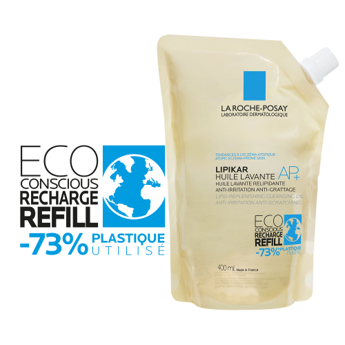 La Roche-Posay Lipikar Cleansing Oil AP+ Refill for dry and eczema-prone skin, view 7