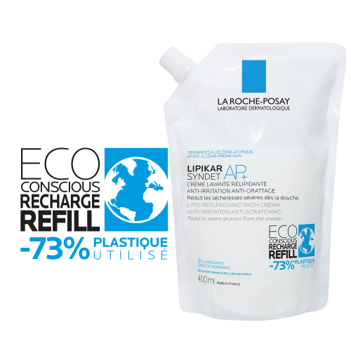 La Roche-Posay LIPIKAR Crème Lavante Relipidante Duo Set 400ml, view 8