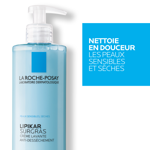 La Roche-Posay Lipikar Superfatted Cleansing Cream 750ml, alternate angle