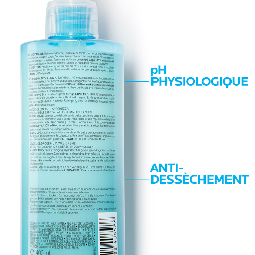 La Roche-Posay Lipikar Superfatted Cleansing Cream 750ml, product close-up