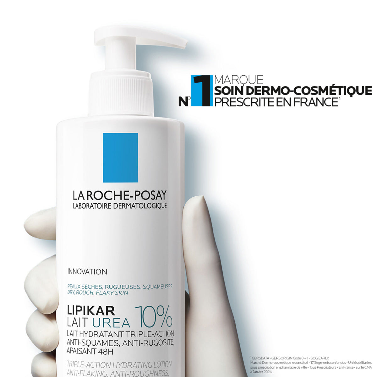 La Roche-Posay Lipikar Urea 10% Body Milk, 400ml, vue 6