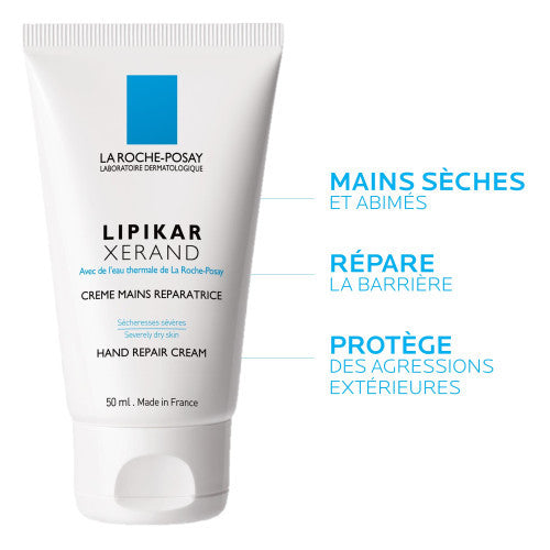 La Roche-Posay Lipikar Xerand Hand Cream, packaging detail