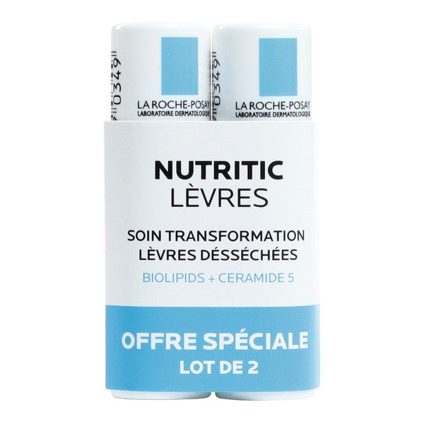 La Roche-Posay Nutritic Lip Balm Stick Set of 2