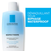 La Roche-Posay Respectissime Waterproof Eye Makeup Remover 125ml bottle, view 1