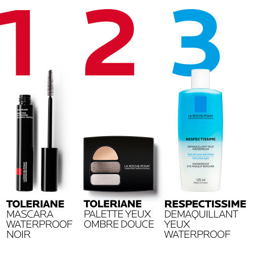 La Roche-Posay Respectissime Waterproof Eye Makeup Remover 125ml bottle, product close-up