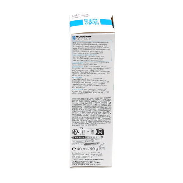 La Roche-Posay Toleriane Rosaliac AR, back of the box