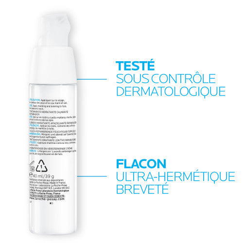 La Roche-Posay Toleriane Dermallergo Soothing Face Cream 40ml, ingredient panel