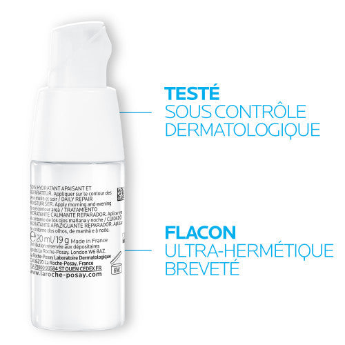 La Roche-Posay Toleriane Dermallergo Yeux Soothing Eye Care 20ml, ingredient panel