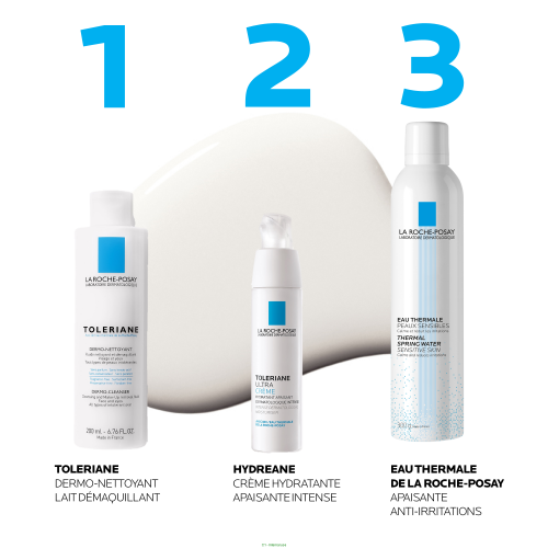 La Roche-Posay Tolériane Dermo-Cleanser bottle, side view