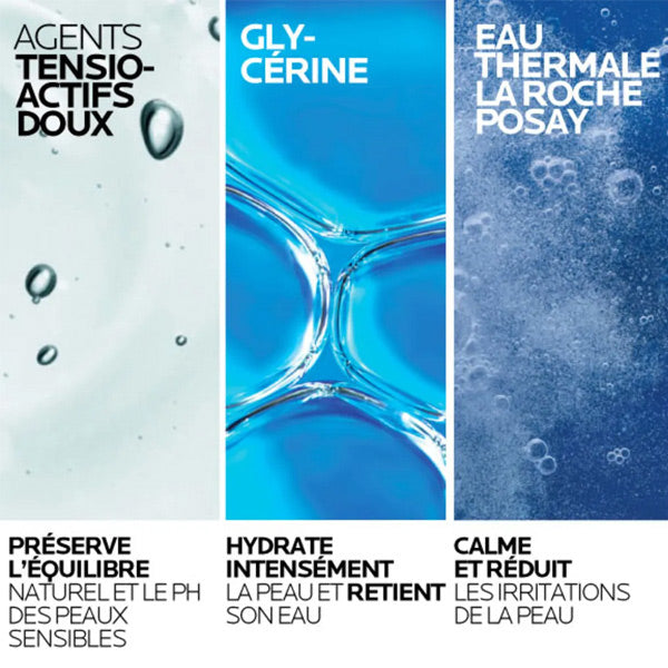 La Roche-Posay Tolériane, key ingredients: surfactants, glycerin and thermal spring water