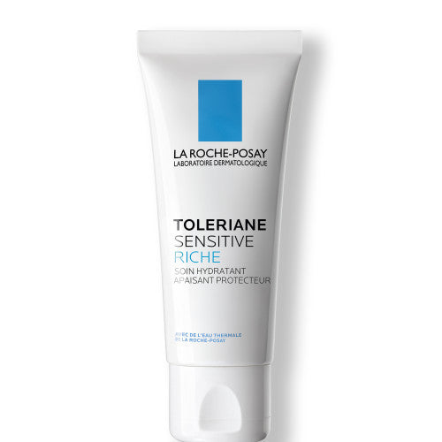 La Roche-Posay Toleriane Sensitive Rich cream jar for dry sensitive skin, side view