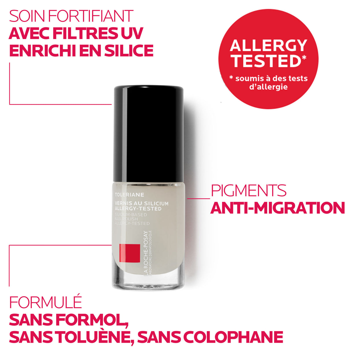 La Roche-Posay Toleriane Silicium Nail Polish 01 Mat, vue 3