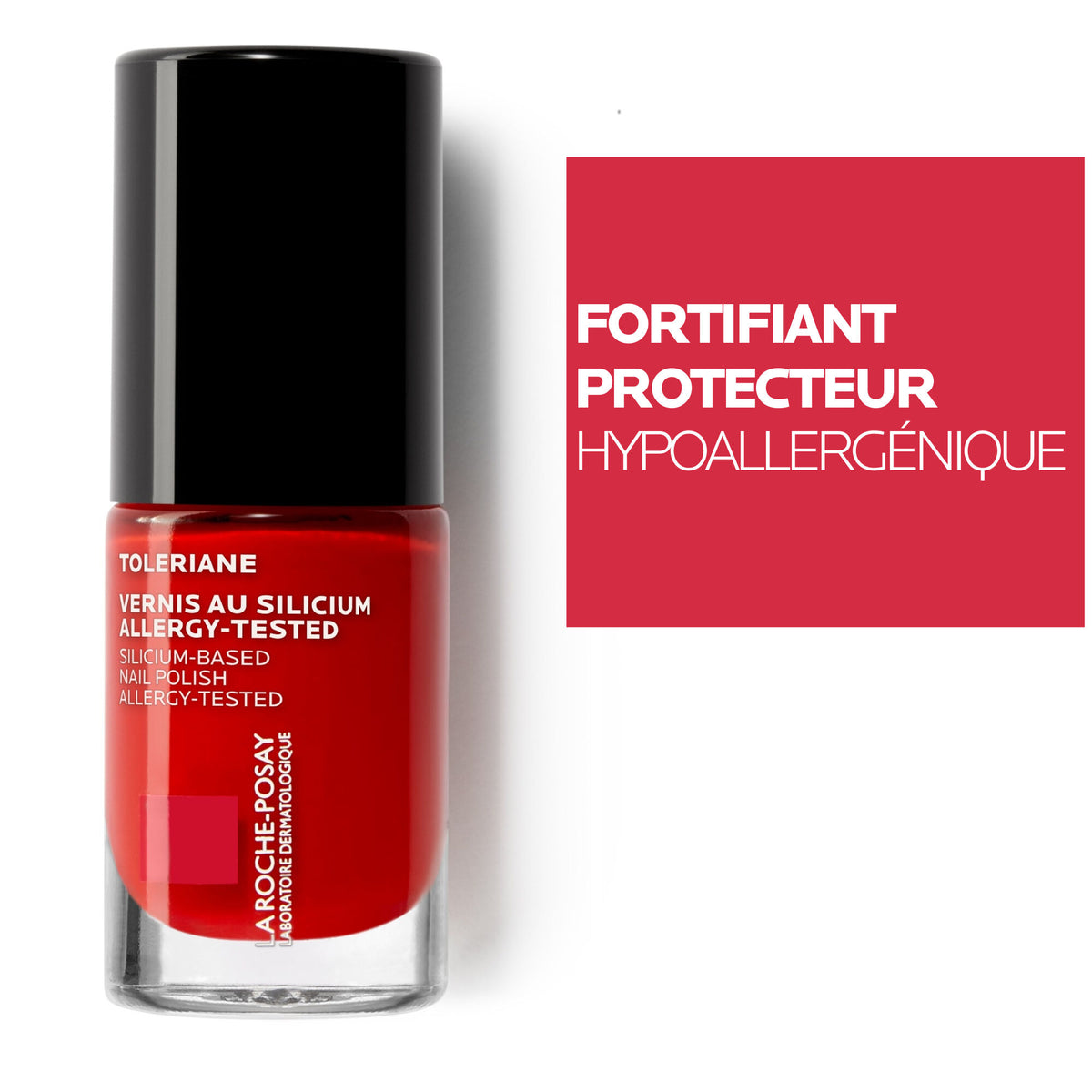 La Roche-Posay Toleriane Silicium Nail Polish 24 Rouge Parfait, vue 2