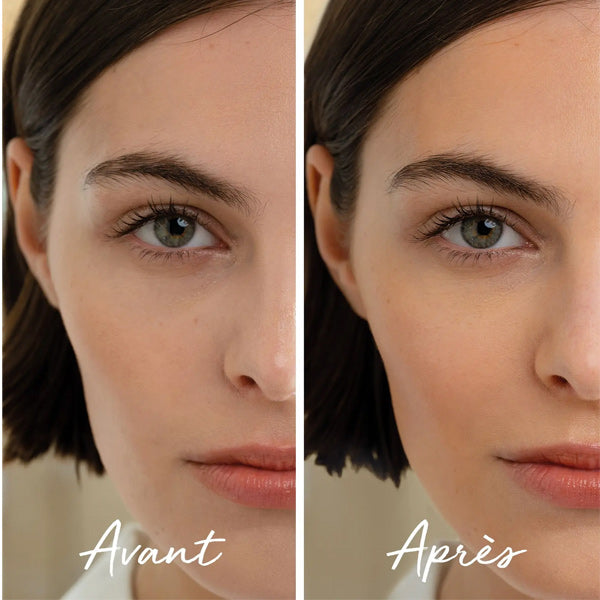 La Rosée Good Look Serum, before and after photos of the face