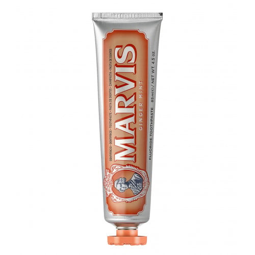 Marvis Ginger Mint, front of the tube