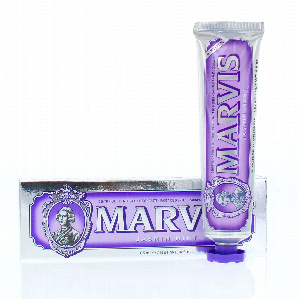 Marvis Jasmin Mint 85ml, box and tube