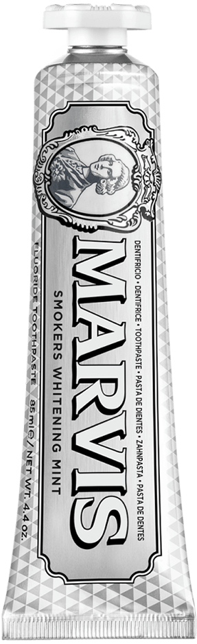 Marvis Smokers Whitening Mint, front of the tube