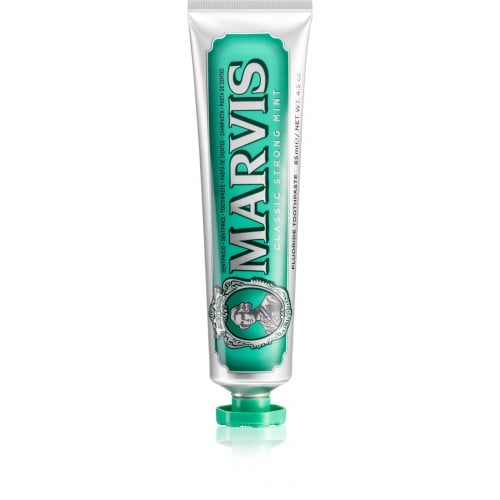 Marvis Classic Strong Mint, front of the tube
