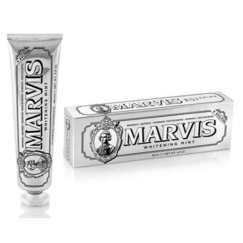 Marvis Artisanal Italian Toothpaste with Fluoride vintage tube from Florence, alternate angle
