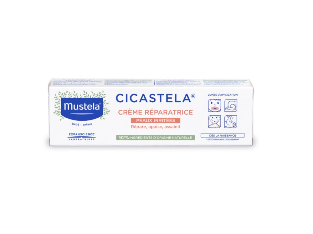 Mustela Cicastela, front of the box