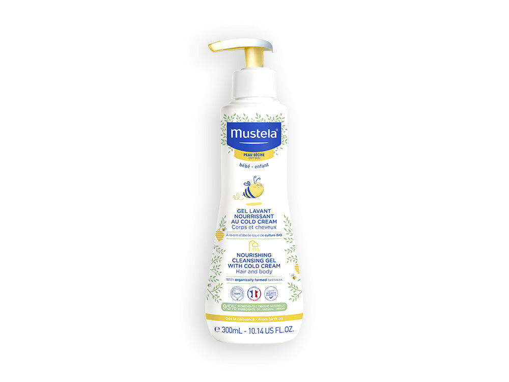 Mustela Nourishing Cold Cream Cleansing Gel with Organic Beeswax