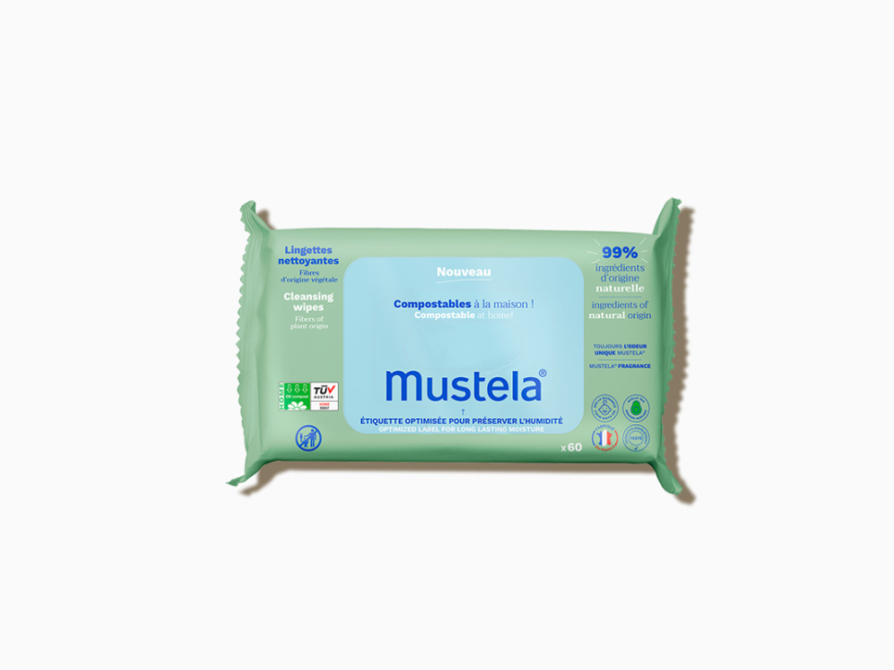 Mustela Compostable Cleaning Wipes