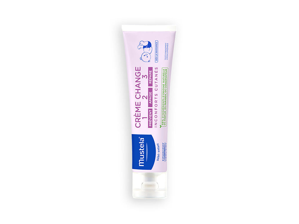Mustela 123 Diaper Change Cream, front of the tube