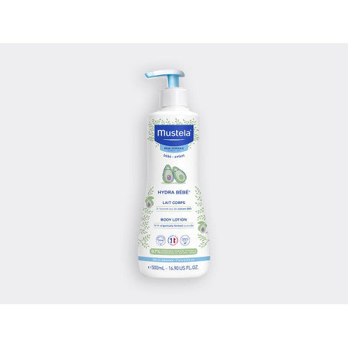 Mustela Hydra Bébé Organic Avocado Body Lotion 500ml, view 1