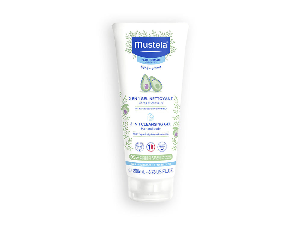 Mustela Organic Avocado 2 in 1 Cleansing Gel