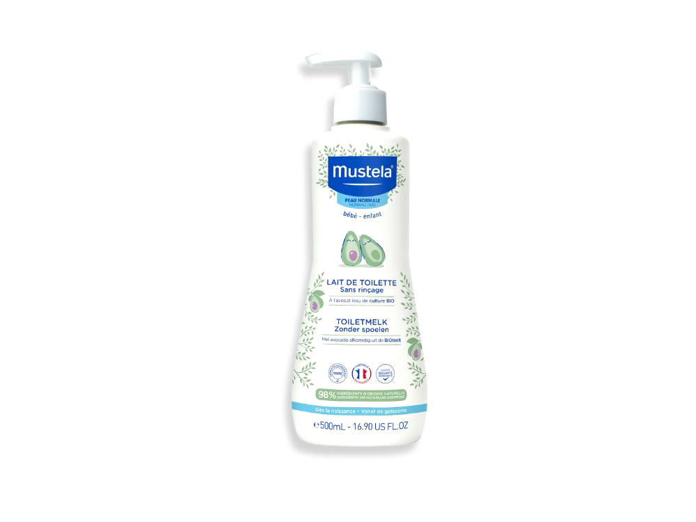 Mustela Organic Avocado No-Rinse Cleansing Milk