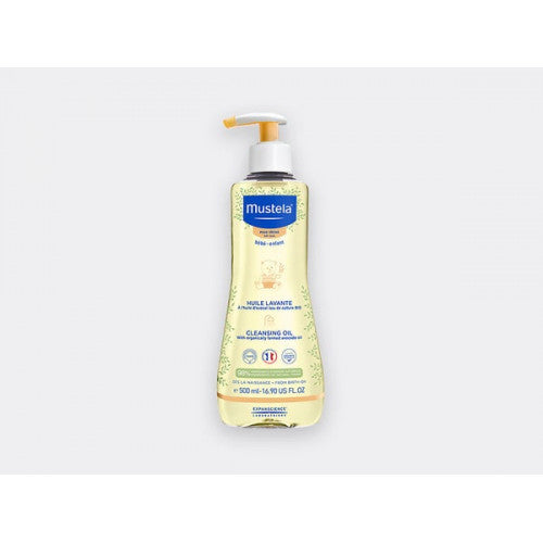 Mustela Organic Avocado Oil Cleansing Oil 500ml for baby body and hair, view 1