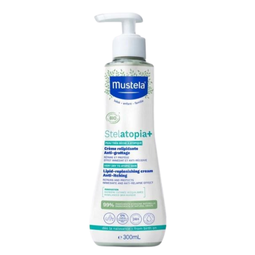 Mustela Stelatopia+ Anti-Scratch Relipid Cream 300ml, view 1