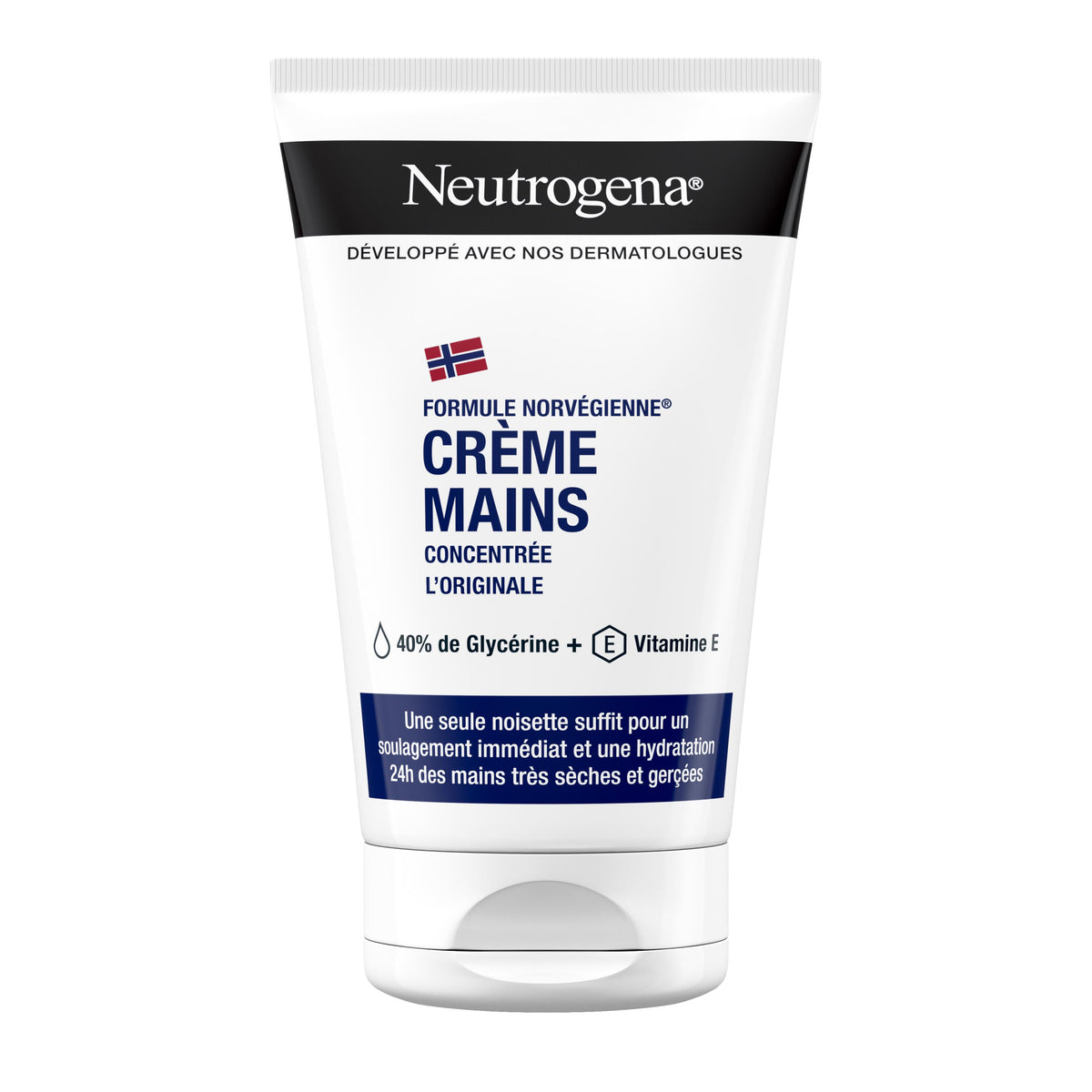 Neutrogena Norwegian Formula Concentrated Hand Cream 50ml, front of the tube
