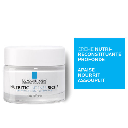 La Roche-Posay Nutritic Intense Rich Cream for very dry sensitive skin, alternate angle