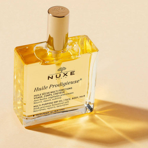 NUXE Huile Prodigieuse multi-function dry oil bottle, product close-up