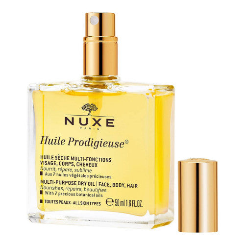 NUXE Huile Prodigieuse multi-function dry oil bottle, alternate angle