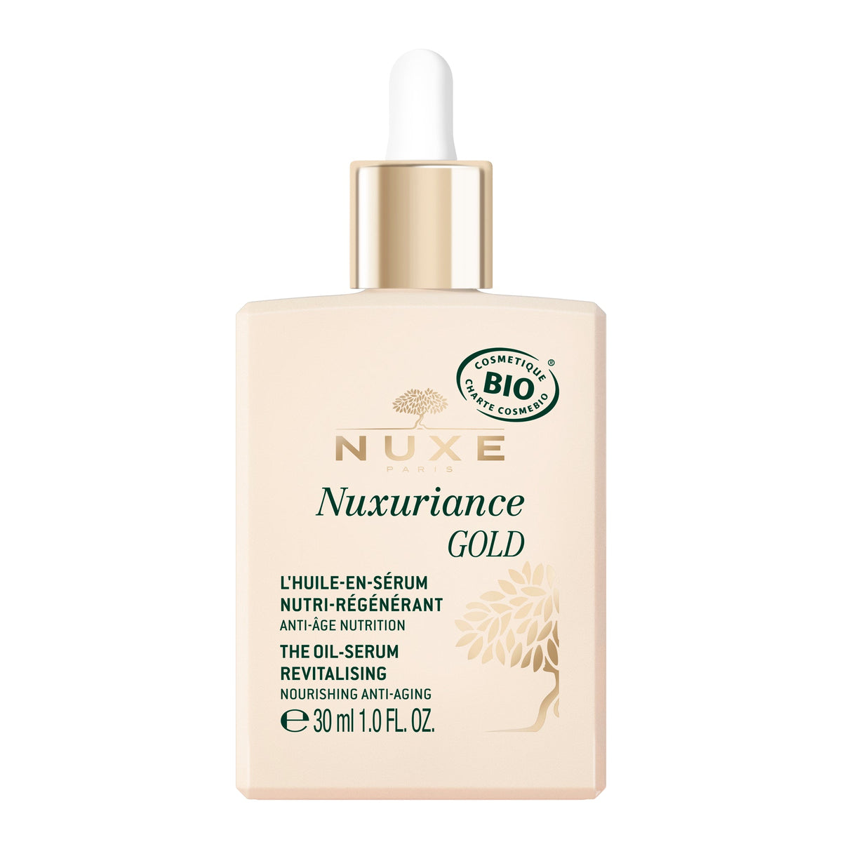 NUXE NUXURIANCE GOLD, front of the bottle