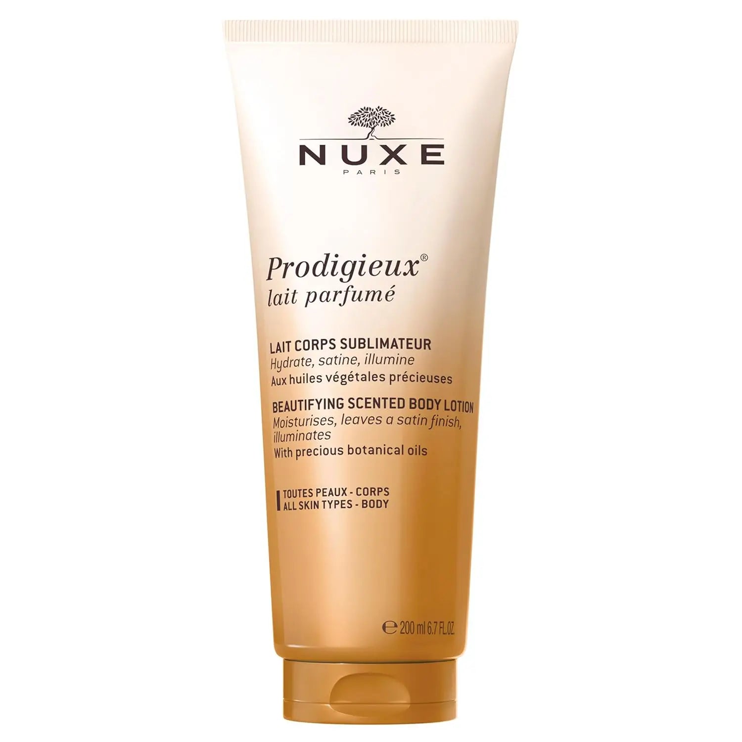 NUXE Prodigieux Beautifying Scented Body Lotion with six botanical oils, view 1