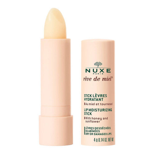 NUXE Rêve de Miel Sunflower Honey Moisturizing Lip Stick 4g, alternate angle
