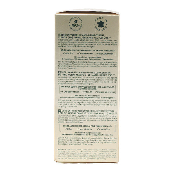 NUXE Super Serum [10], back of the box