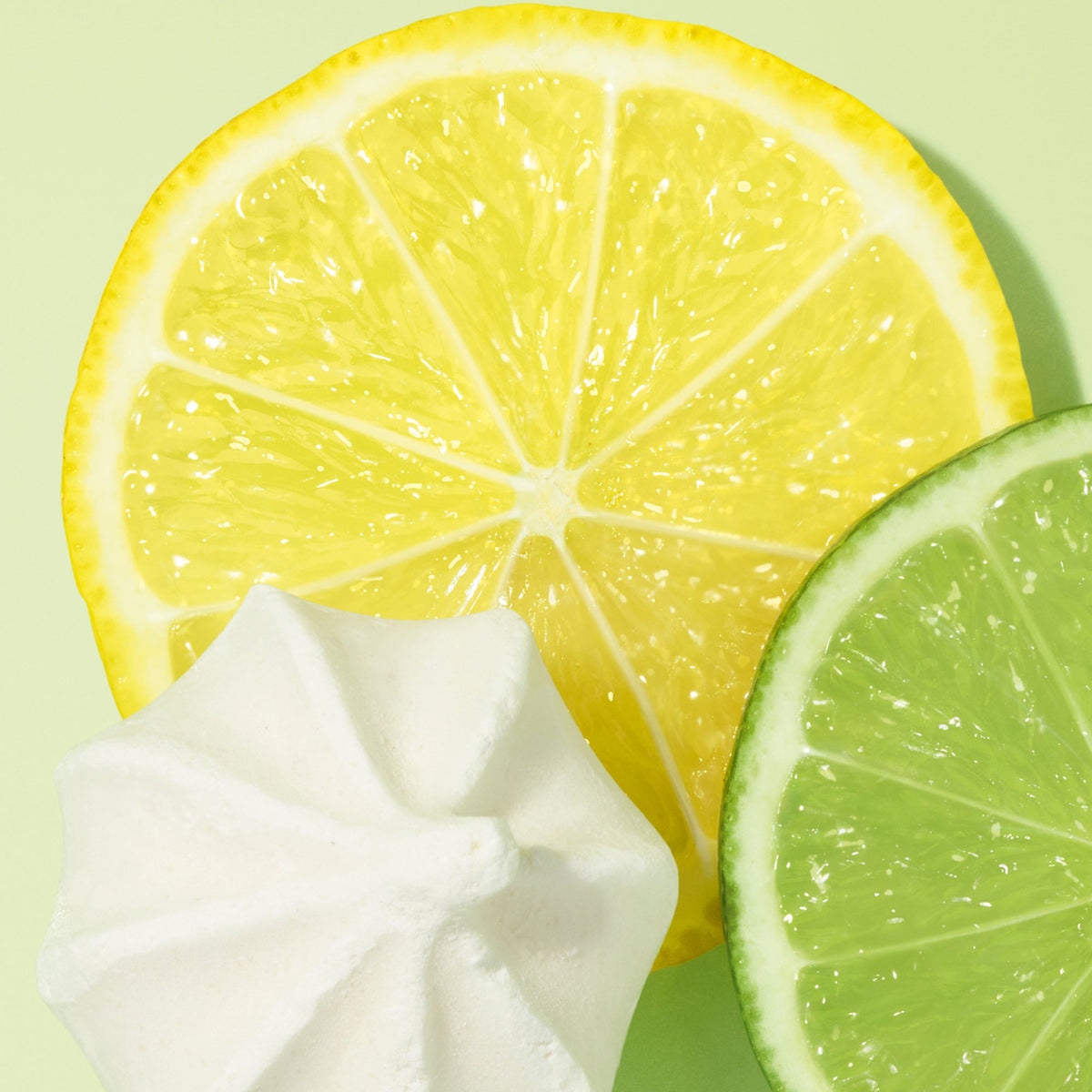 NUXE Sweet Lemon, lemon and lime slices with a meringue