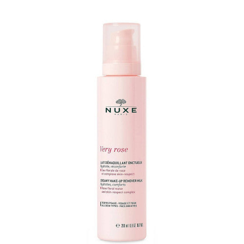 NUXE Very Rose Creamy Cleansing Milk for face and eyes, all skin types, alternate angle