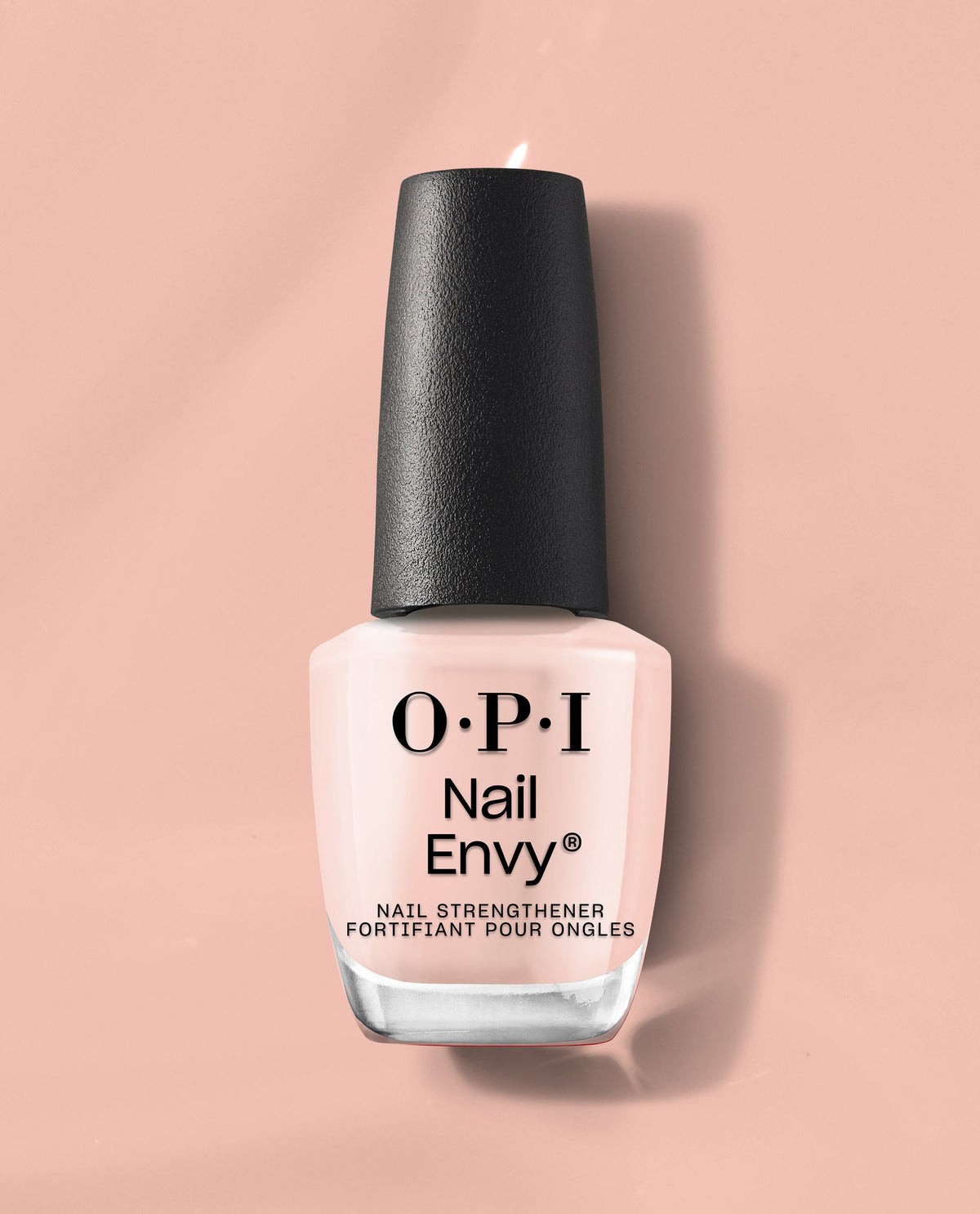 OPI Nail Envy Bubble Bath Nail Strengthener 15ml, front of the glass bottle