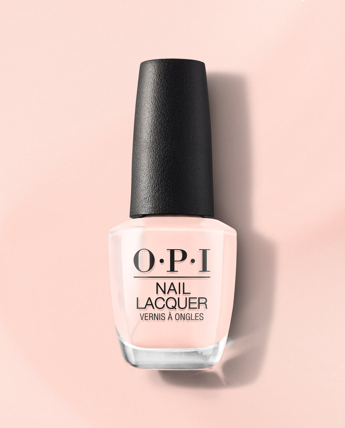 OPI Nail Lacquer Nail Polish Bubble Bath 15ml, front of the glass bottle