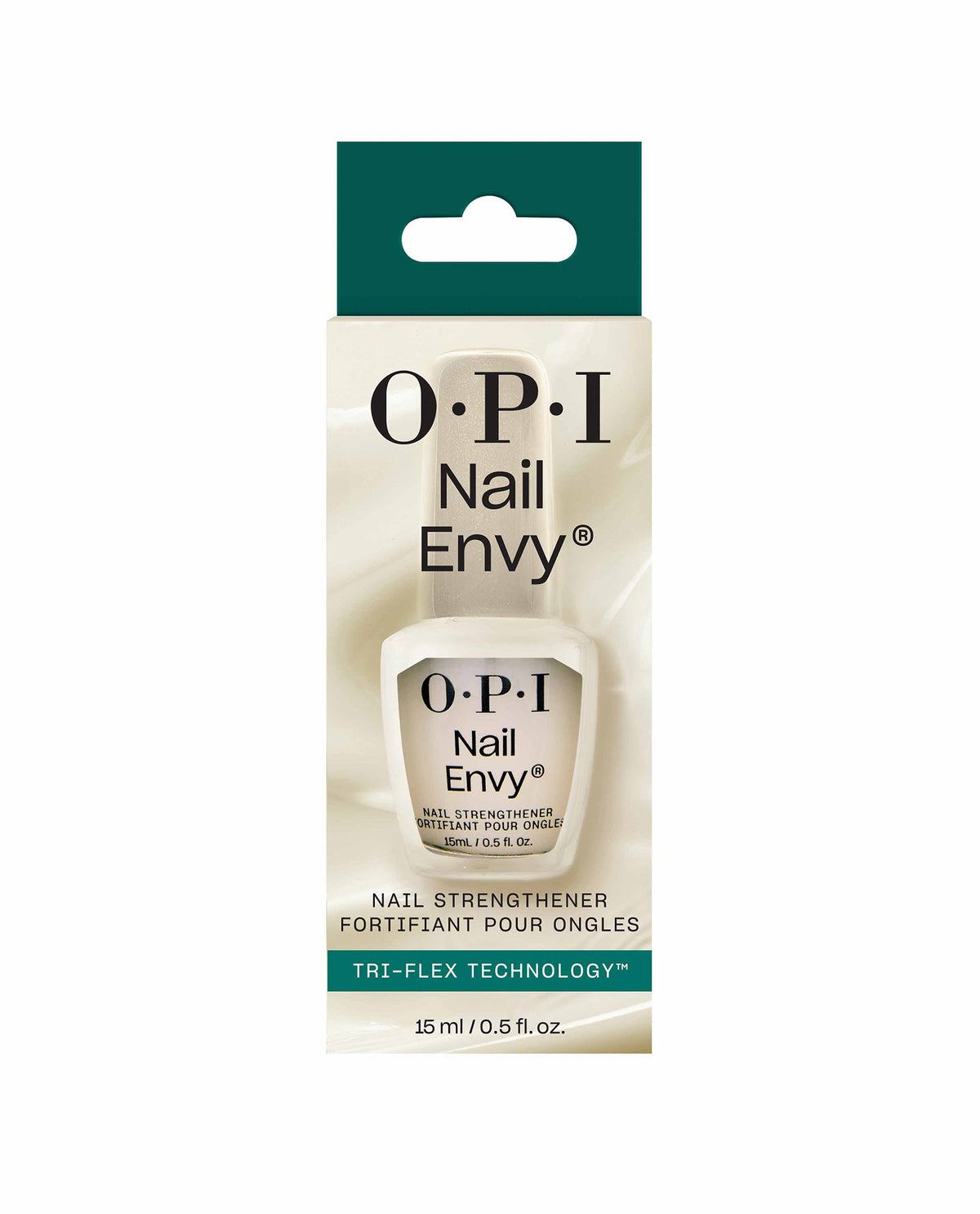 OPI Nail Envy 15ml, box and glass bottle