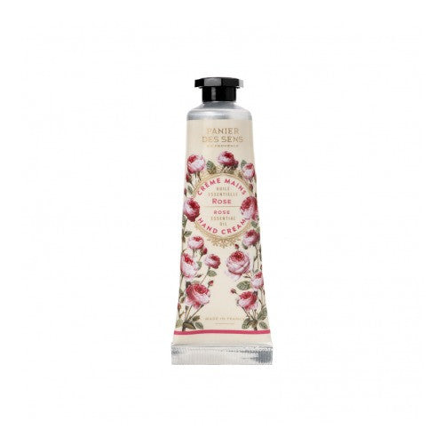 Panier des Sens Rose Restructuring Hand Cream 30ml tube from Provence, France, view 1
