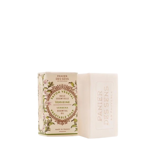 Panier des Sens Verbena Perfumed Soap 150g bar, crafted in Provence with verbena essential oil, view 1